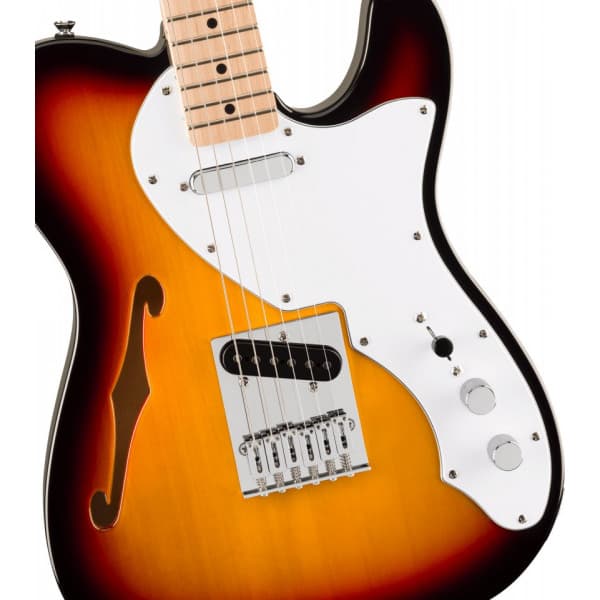 Squier Affinity Telecaster Thinline -elgitarr, SS, 3-Color Sunburst