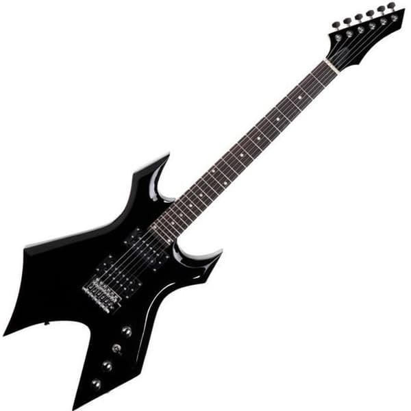 Elgitarr - Rocktile - MG-3008 Warhead - 2x Humbucker - 24 band - Svart
