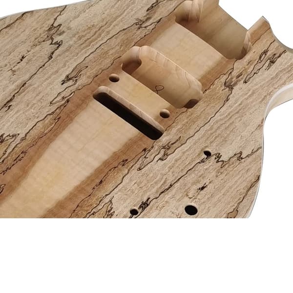 DIY Guitar Kit, Solid Basswood Krop, 24 Bånd, Krom Hardware,EK010S