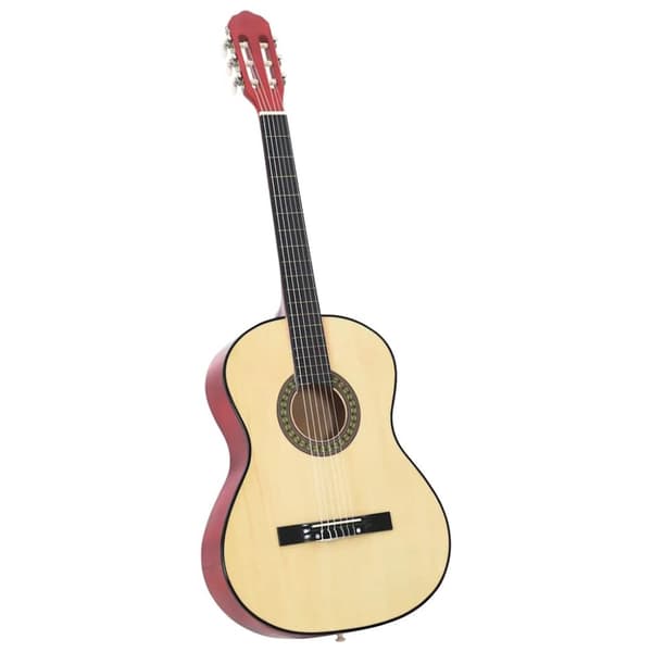 Gitarr för nybörjare klassisk 4/4 39" amerikansk lind