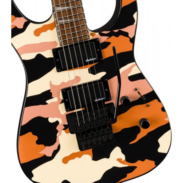 Jackson X Series Soloist SLX DX Camo elguitar, Butterscotch Camo