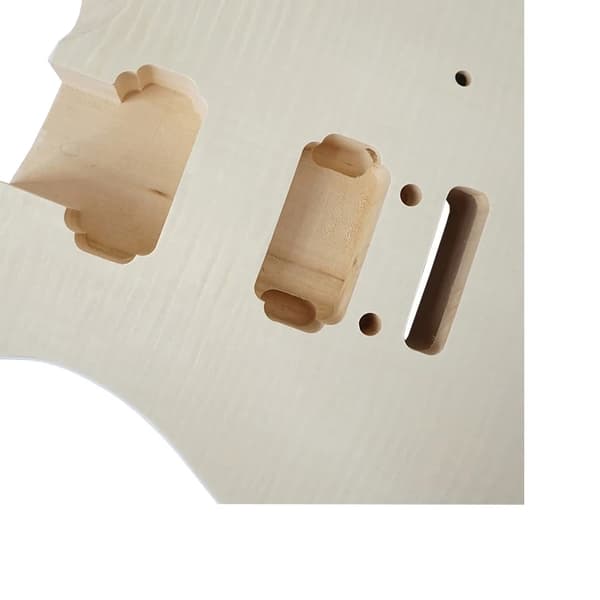Ufuldendt DIY guitar kit, solid basswood krop, hård ahorn hals,EK010