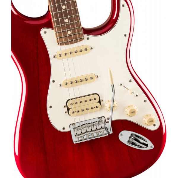 Fender Player II Stratocaster HSS elgitar, Transparent Cherry Burst