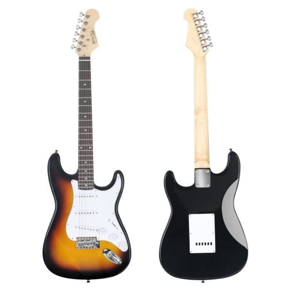 Rocktile Banger's Sunburst elgitarrpaket - Kit med 25 W Amp, Gigbag, Strap, Kabel, Strings and Picks