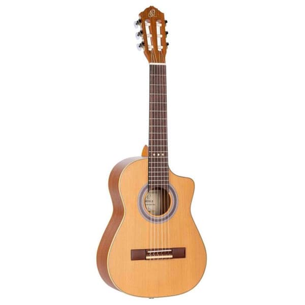 Elguitar - Ortéga - RQ39E - Massivt cederträ - Deluxe fodral - Requinto 535mm