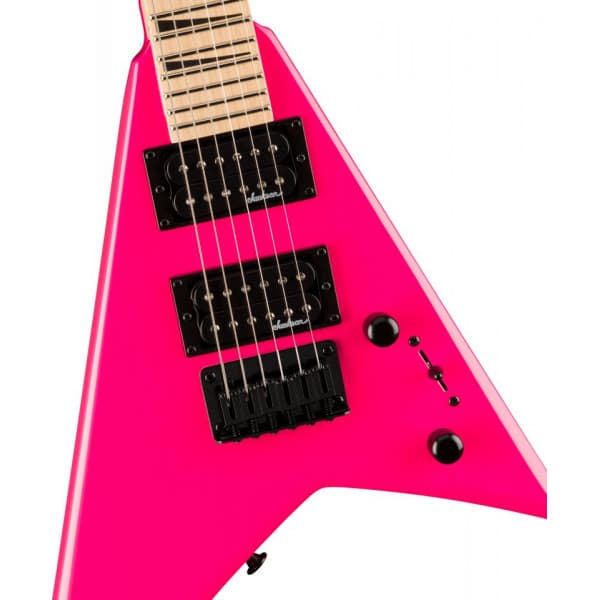 Jackson JS1XM Rhoads Minion elguitar, Neon Pink