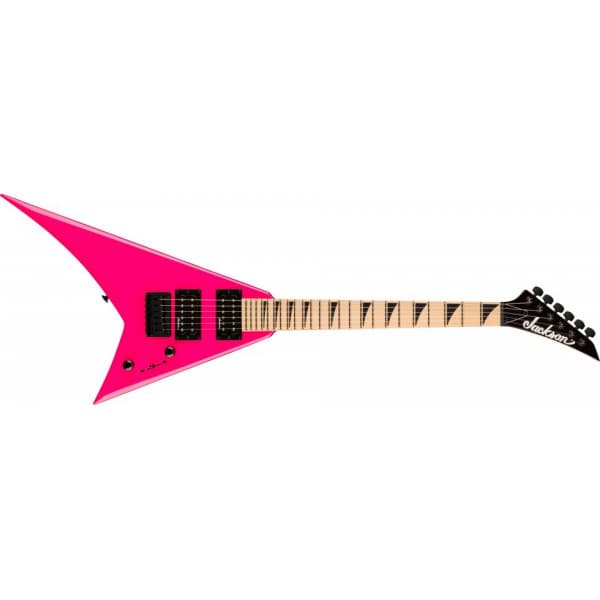 Jackson JS1XM Rhoads Minion elguitar, Neon Pink