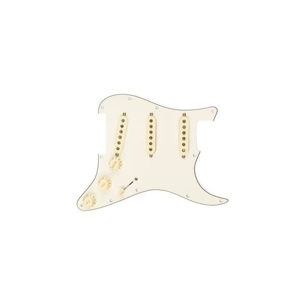 Pickguard förinstallerad - Fender - Original 57/62 - Parchment - 11 hål - Enkel att installera