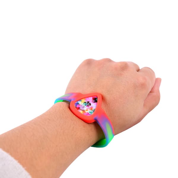 INF Plikkholder for gitar, armbåndsplikkholder for gitarister Rød