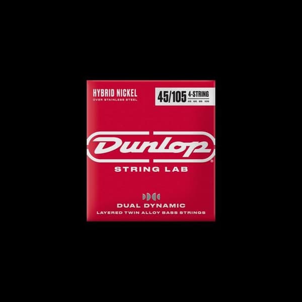 Dunlop DBHYN45105 - Hybrid Nickel 45-105 - Set för elbas