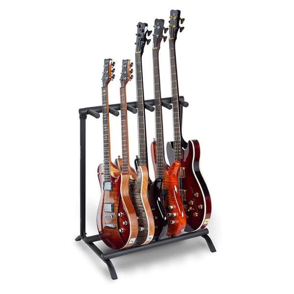 RockStand 20881-B1 - Ställ för 5 elgitarrer / elbasar