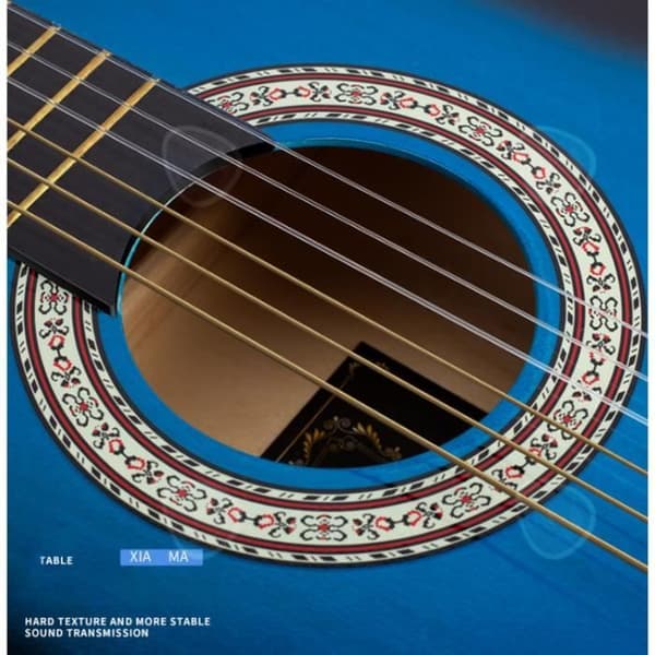 CONFO® 39 tum klassisk gitarr rundad akustisk gitarr musikinstrument jita