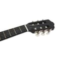 Miniatyrbild 4 av 4: Navarra NV12PK klassisk gitarrsats 4-4 storlek svart med lätt vadderad Gigbag - 2-delad pick-tuner med NV12P
