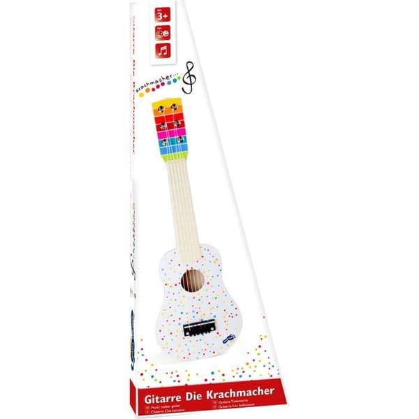 Gitarr - Tintamarre - Barn - Flerfärgad - 53x17x5,5 cm - Från 3 år