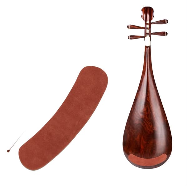INF Halvmåneformad Anti-Slip Pad för Pipa Instrument