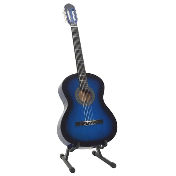 Klassisk gitarr 12 delar blå 4/4 39"