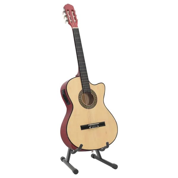 Gitarr 12 delar med EQ-pedal 6 och strängar western