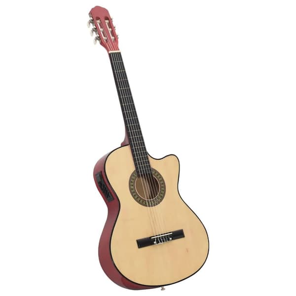 Westerngitarr med cutaway EQ och 6 strängar