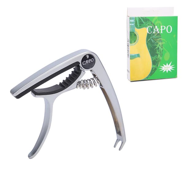 INF Sink Alloy Gitar Capo - Sølvfarge med Gaveeske