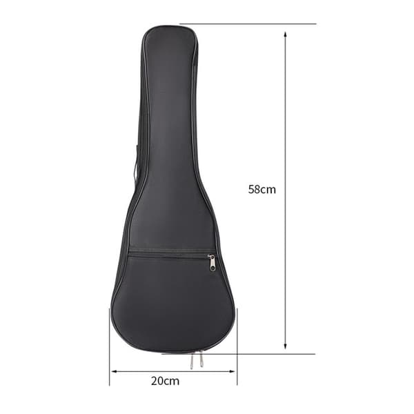 INF Premium 21 tuuman ukulele-laukku - Pehmustettu ukulele-kantolaukku