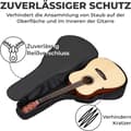 Miniatyrbild 2 av 7: INF Premium Vadderad Akustisk Gitarrväska 40-41 Tum - Svart