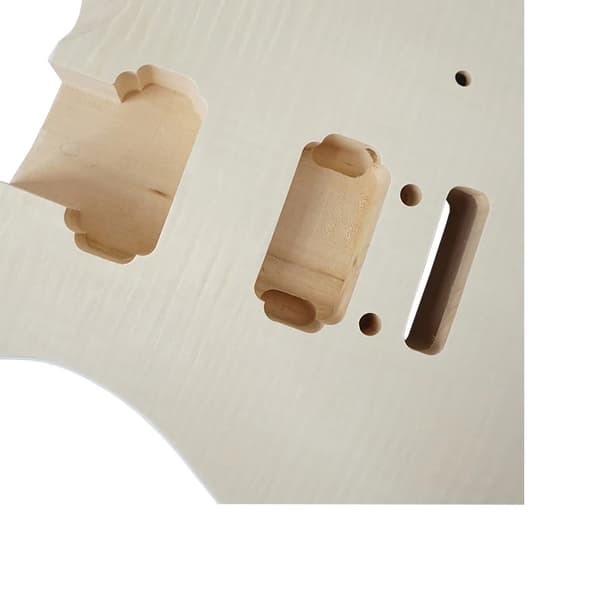 Ufuldendt DIY guitar kit, solid basswood krop, hård ahorn hals,EK010