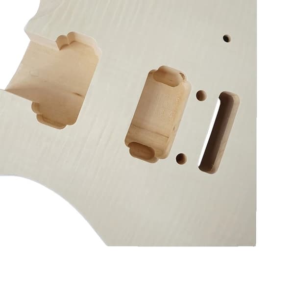 Ufuldendt DIY guitar kit, solid basswood krop, hård ahorn hals,EK010
