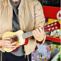 Miniatyrbillede 2 af 10: VIGA træ guitar til børn naturlig farve 21" 6 strenge