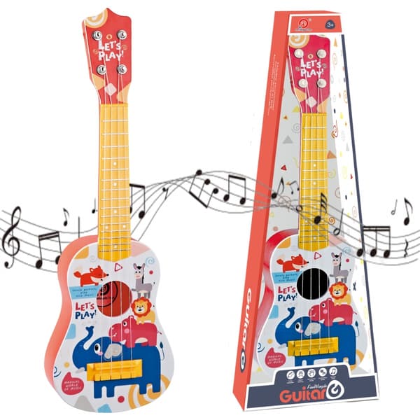 WOOPIE Klassisk Guitar Til Børn Rød 57 cm
