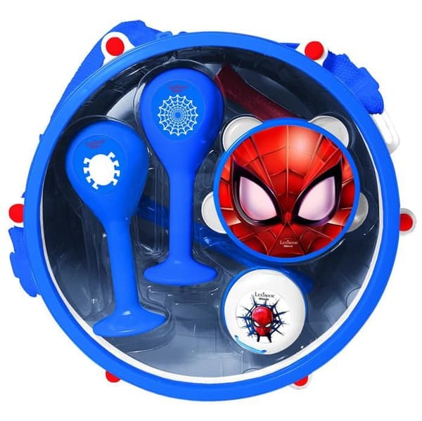 Lexibook - Spider-Man musiksæt - 7 instrumenter - Opbevaring i trommen