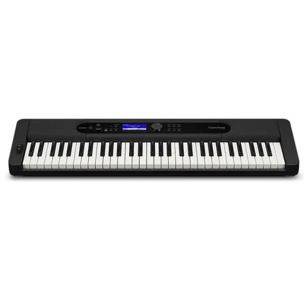 Casio CT-S400, Digital synthesizer, Choruseffekt, Flanger / Digital Signal Processing (DSP), Reverb, 5 W, Svart, LCD, AC, Batteri