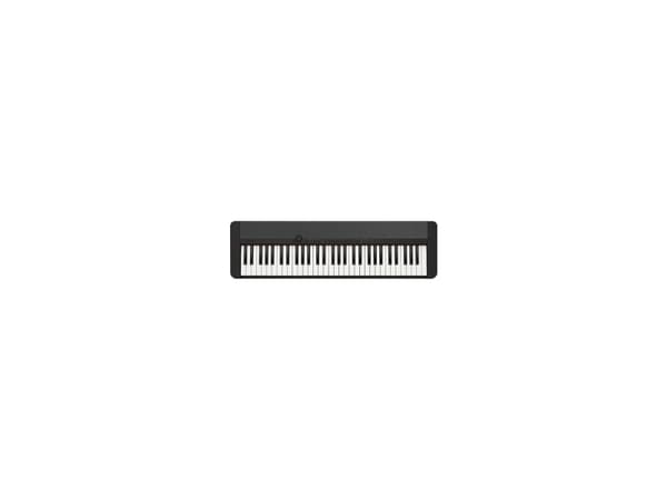 Casio | CT-S1 - Elpiano - 61 tangenter - Inbyggd equalizer - USB/Mini-jack (3,5 mm) - Inbyggda högtalare (2 x 2,5W) - Svart
