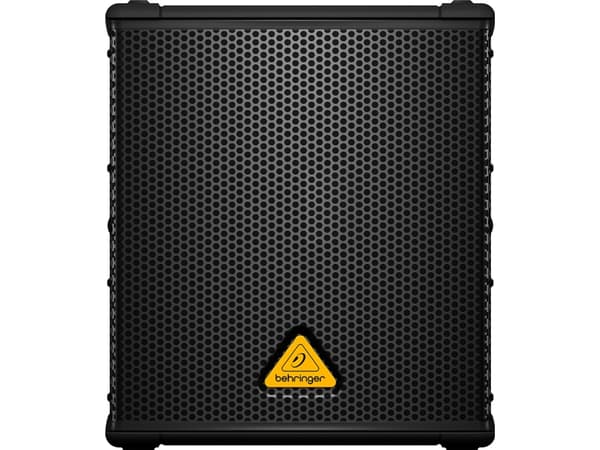 Behringer B1200D-PRO, 500 W, Aktiv subwoofer, 45 - 180 hz, 38,1 cm (15"), Svart, Energiljus