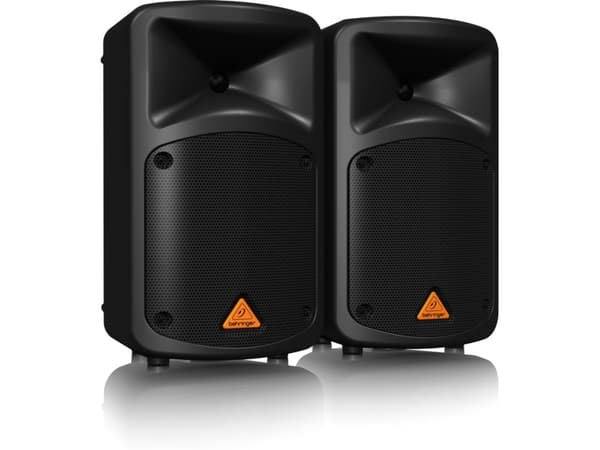 Behringer EPS500MP3, 500 W, 50 - 20000 Hz, 2-suuntainen, 20,3 cm (8"), 20,3 cm, Vapaasti seisova PA-järjestelmä