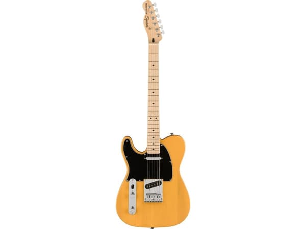 Squier Affinity Telecaster Left Handed Electric Guitar, Butterscotch Blonde