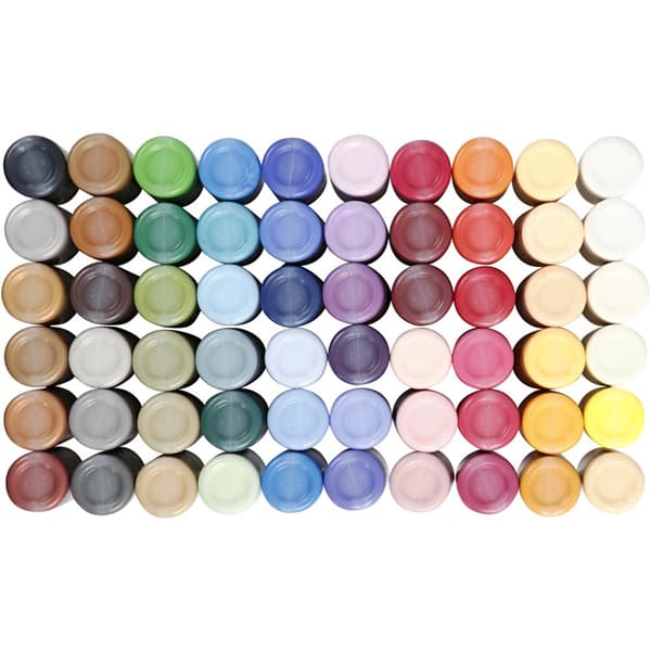 Akrylfärg PLUS Color 60 ml - Mixade färger - 60x60 ml