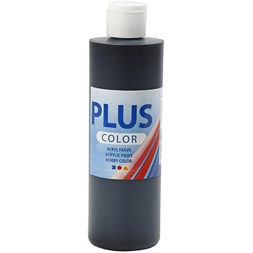 Akrylfärg BIG PLUS Color 250 ml - Svart
