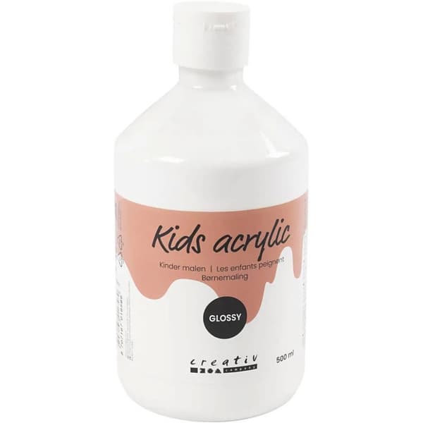 Akrylfärg Kids Acrylic - Blank Vit - 500 ml