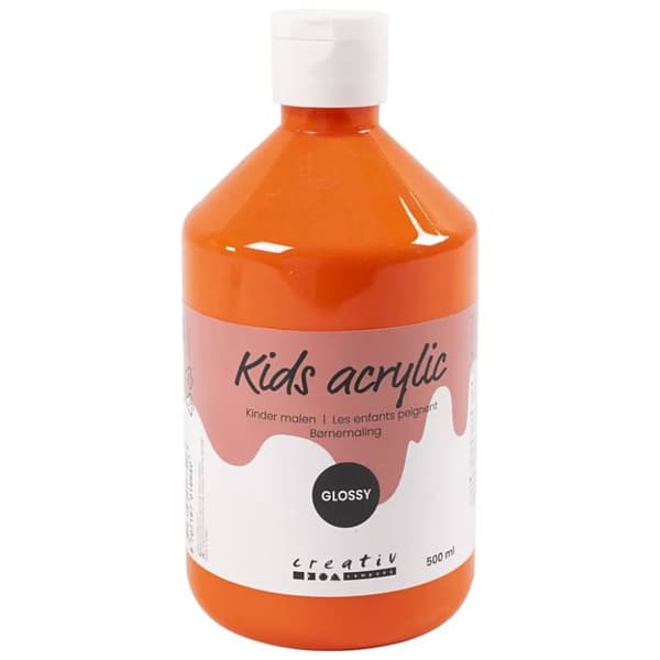 Akrylfärg Kids Acrylic - Blank Orange - 500 ml
