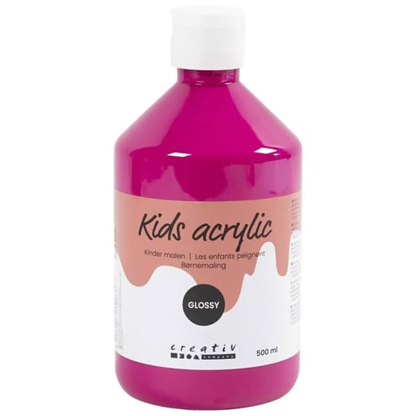 Akrylfärg Kids Acrylic - Blank Rosa - 500 ml