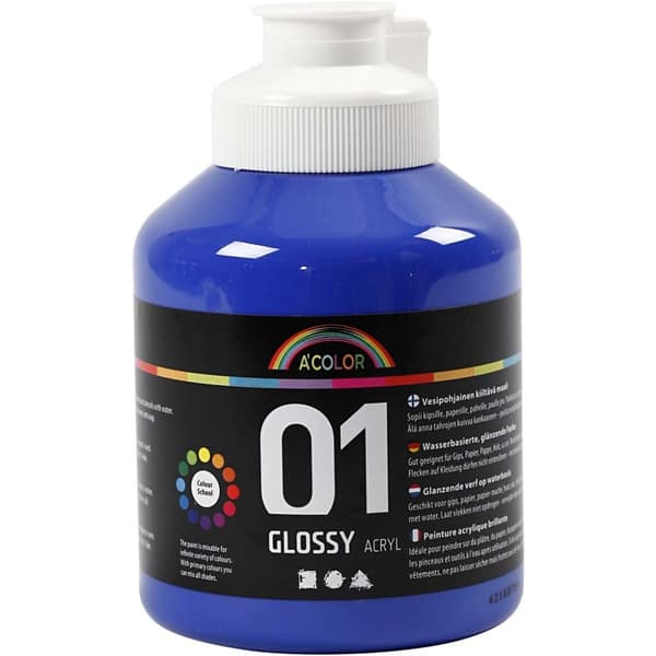 Akrylfärg Kids Acrylic - Blank Blå - 500 ml