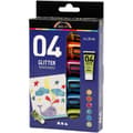 Miniatyrbild 2 av 3: A-Color Glitter Transparent - Akrylfärg - Mixade färger - 6x20 ml