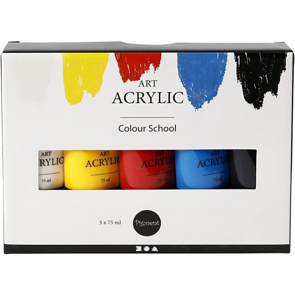 Pigment Art Acrylic - Mixade Basfärger - 5x75 ml