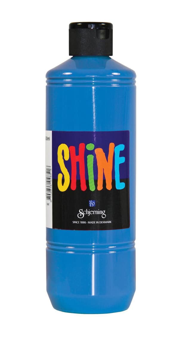 Glansfärg Glossy 500ml klarblå