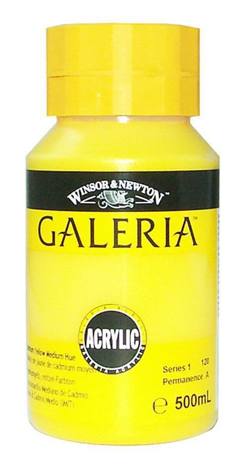 Akrylfärg Galeria 500ml gul