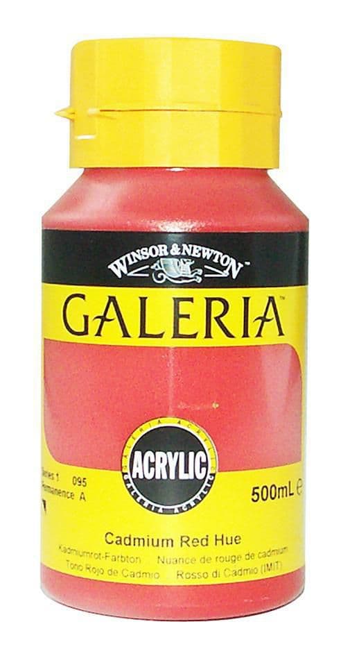 Akrylfärg Galeria 500ml röd