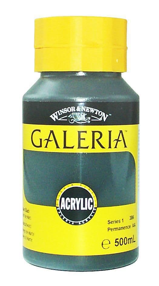 Akrylfärg Galeria 500ml svart