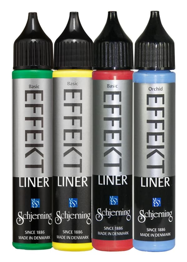 Effektliner basfärg 4x28 ml 4/fp