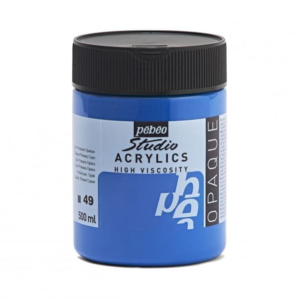 PÉBÉO AKRYLFÄRGGRÄNK PÅ 500 ML CYAN PR...