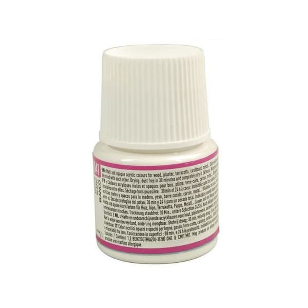 Akrylfärg - Pébéo - P.BO Déco - Matt vit - 45ml - Matt finish